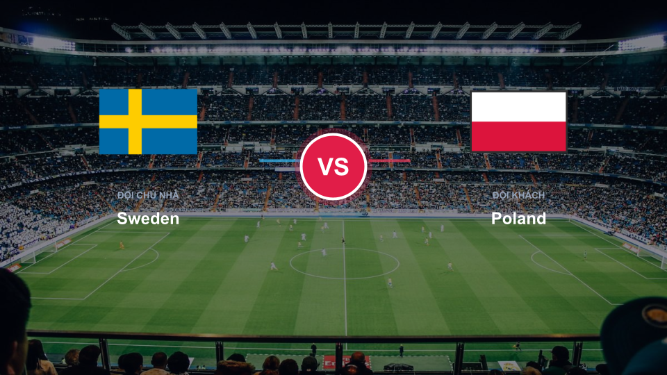 Cuộc đối đầu chiến thuật nảy lửa giữa Sweden và Poland tại UEFA Nations League