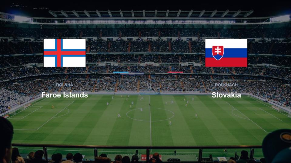 Kết quả tỉ số chính thức trận đấu Faroe Islands 0-0 Slovakia khuôn khổ giải Nhận Định - UEFA Nations League